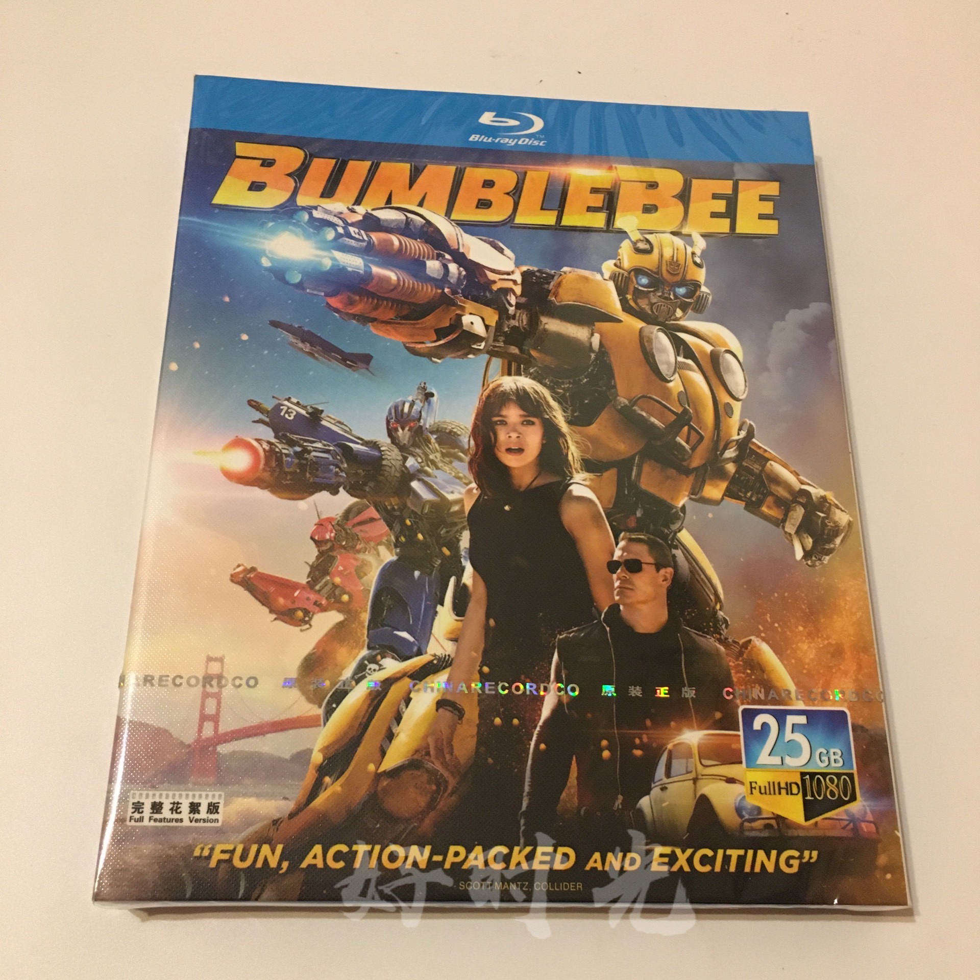 Bumblebee Blu - ray Disc BD Transformers Diagnostic Fiction Adventure Movies 1080P HD Box Collection