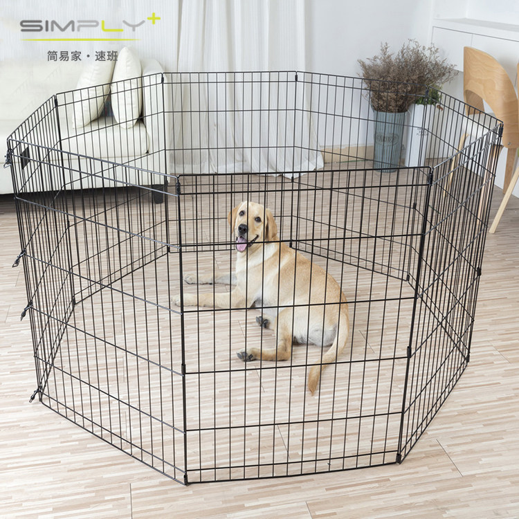 Speed Class Variable Iron Mesh Sheet Dog Fencing Large Space Pet Bar Grid Teddy Middle Large Dog Dog Cage Folding Guardrails