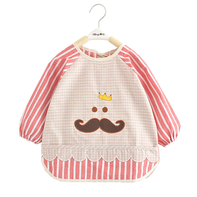 Baby blouse Boy eating clothes Waterproof baby reverse dressing Winter girl eating apron Children's protective clothing bib