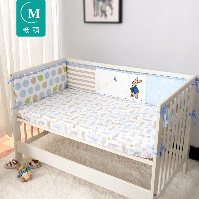 Beston Children's Bed Bedding Toddler Summer Clear And Breathable Splicing Guardrails Baby Crunching Shield Bed Surround Soft Bag