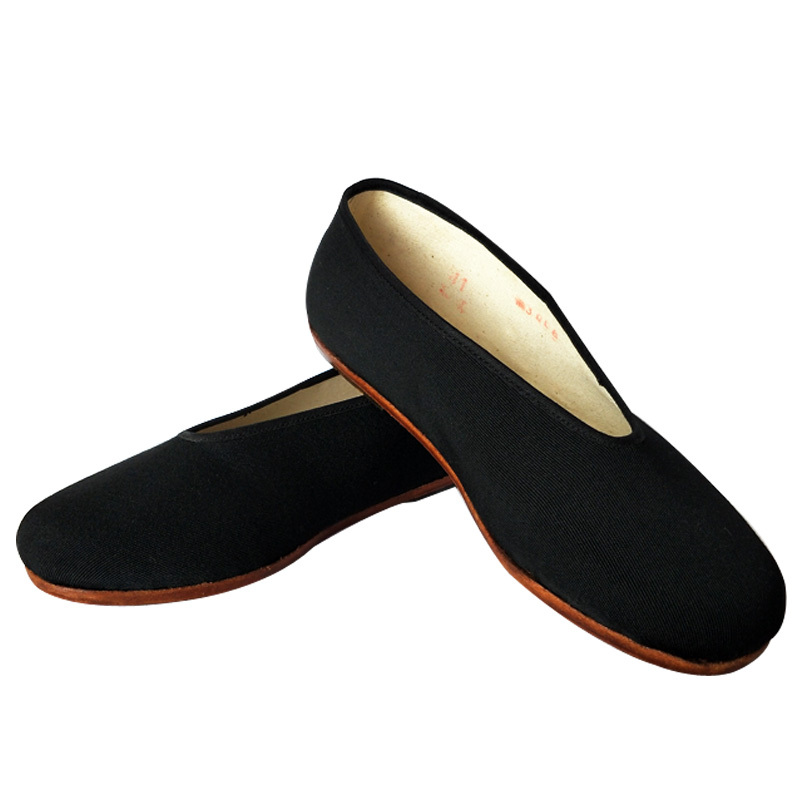Men's Shoes, Old Beijing Cloth Shoes, Leather Sole, Round Toe, Dress Shoes, Men's Middle-Aged and Elderly Casual Comfortable Shoes for the Elderly