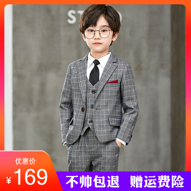 Children's suits, suits, small host clothing, boys, small dresses, boys, four seasons, piano performance clothing, children's clothing