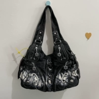 Черный тай-дай с кроссбоди