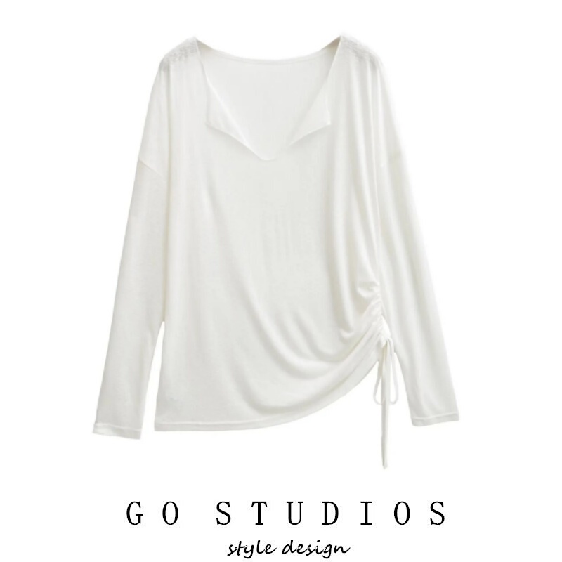 Loose Sports Tops for Women, Casual Running and Fitness Slimming Long-Sleeved Breathable Pilates Training Yoga Wear Cover-Up New