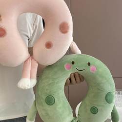 U-shaped Pillow Travel Neck Pillow Cervical Spine Cute U-shaped Pillow Office Adult Nap Pillow Adult Neck Pillow Gift