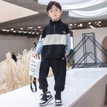 Childrens clothing boys autumn clothes set 2021 New middle children Autumn Tide brand boy Spring Autumn two sets