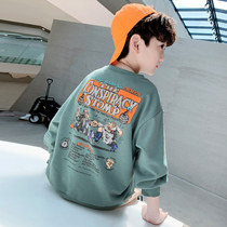 Childrens clothing boys thick clothes autumn winter clothing 2021 New Korean version of the child one velvet boy base shirt tide