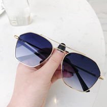 Sunglasses female 2020 new round face sunglasses big face thin myopia Korean Tide Street Photo ins anti ultraviolet ray