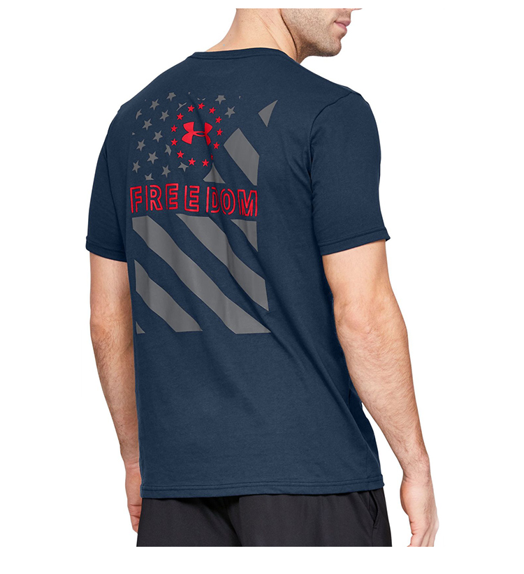 Under Armour Một chiếc áo thun thể thao nam Dema thể dục nam chạy nhanh quần áo mùa hè cổ tròn tay ngắn - Áo phông thể thao áo thun thể thao adidas