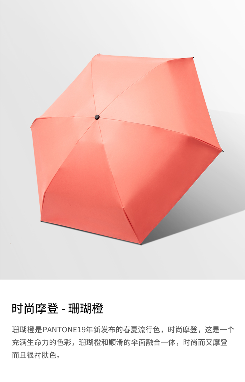 MAGLADY Mini系列 五折黑胶防晒伞+专属胶囊壳 图13