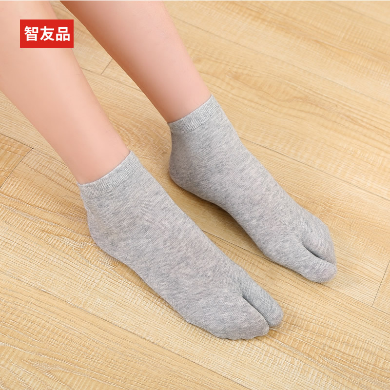 Two-Toe Socks for Women, Summer Thin Style, Japanese-Style Short Socks, Japanese Two-Toe Clog Socks, Toe-Separated Socks
