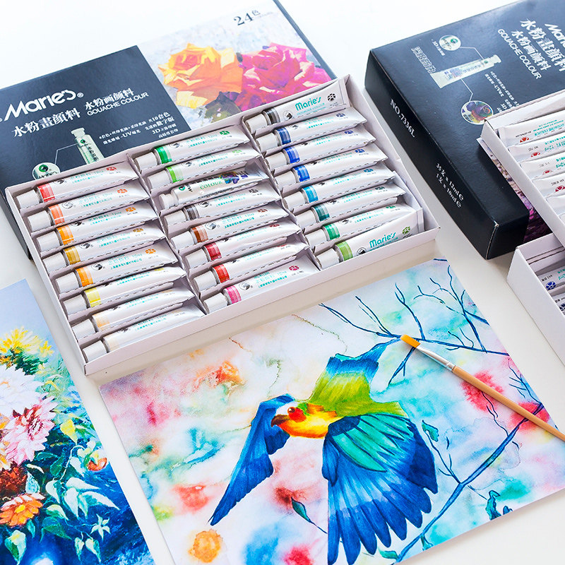 The water-powder pigment