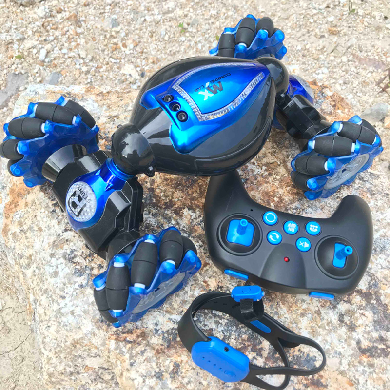 Children's oversized gesture induction deformation RC car stunt twist rider control 4wd car little boy toy