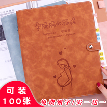 Pregnancy test report form collection data B super list folder a4 Portable hospital pregnancy file collection bag check pregnant women pregnant mother pregnancy birth examination record journey sorting release test sheet