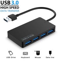 High-speed Usb 3 0 Hub Multi Usb Splitter 4-port Multiple