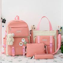 Girls school bags three to six grade school pupils travel big childrens school bags Five sixth-graders Backpack Fashion Trends