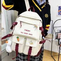 Girls schoolbags Three-to-six-year-old girls sophomore year 2021 new fashion primary school pupils fifth-sixth grade