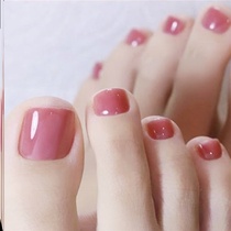 Foot Toenails Meaty Patch Finished Products Ins Wind Advanced 2021 New Foot Nail Patches Summer Season Fake Nails