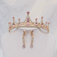 Розовые серьги, на возраст 3-8 лет