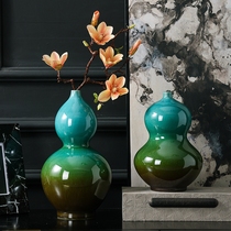 New Chinese light lavish Jingdezhen Ceramics Hyacinth Feng Shui Pendulum vase Xuanguan TV Closet Living Room New Residence Gift