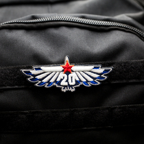 HK official J-20 Velcro aviation cultural and creative 20th era military fans personalized creative decorative badge accessories paste