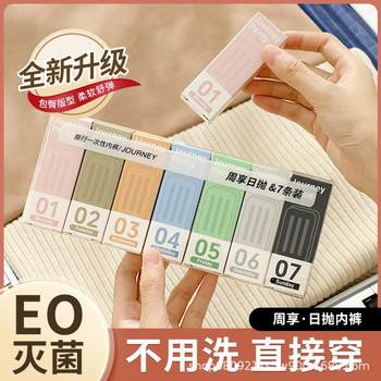 Travel Essentials for Short Business Trips, Women's Toiletry Kit, Portable Disposable Underwear