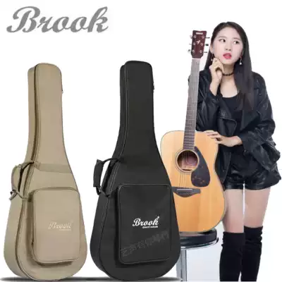 brook Bruco acoustic guitar sponge backpack original folk 41 40 inch thick padded shockproof shoulder piano bag