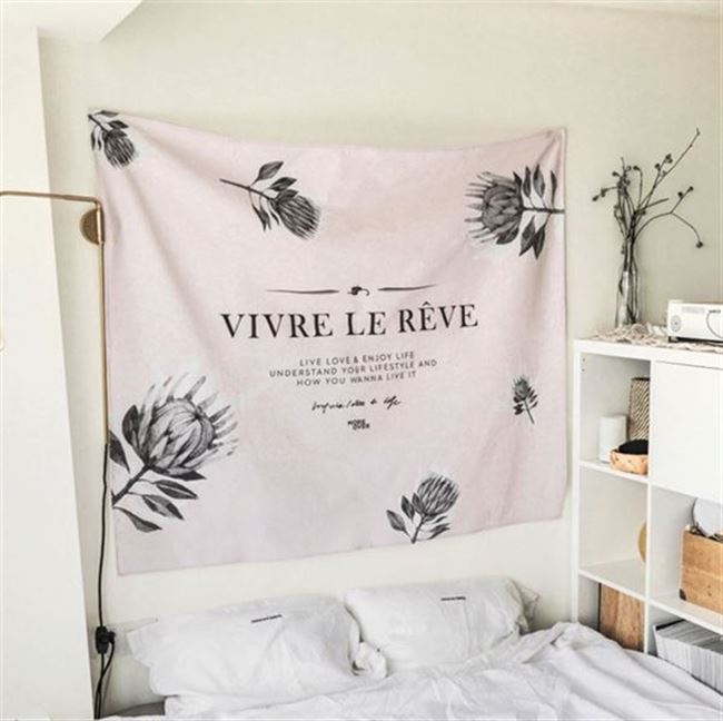 蕉 * vải treo tường lớn treo tường cát vải 2 thảm phòng lá 4 cây 1 bãi biển 0 thanh số trang trí xanh 8 khăn trở lại 0 tấm thảm trang trí - Tapestry thảm treo tường