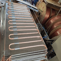 Fridge evaporator refreshing evaporation plate pure copper display cabinet evaporator 40 * 11040 * 12045 * 11045 * 120