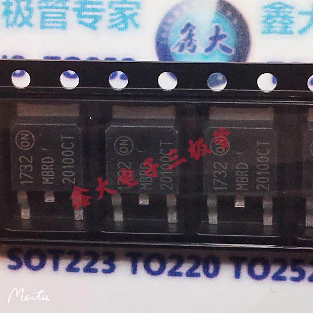 Original imported MBRD20100CT patch TO-252 Schottky diode 20A 100V MOS tube