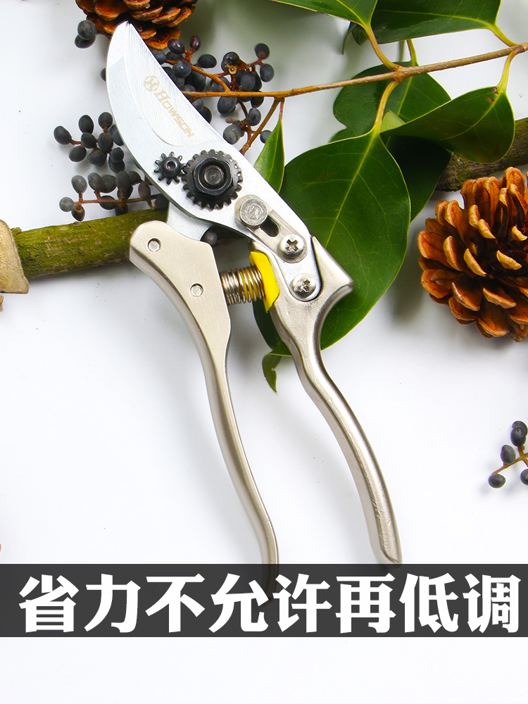 Fruit tree scissors gardening pruning household pruning branches floral pruning picking coarse branches labor-saving garden scissors