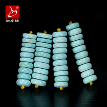 Hengbao edge turquoise spacer Hubei raw ore turquoise spacer beads loose beads diy108 accessories bracelet with beads