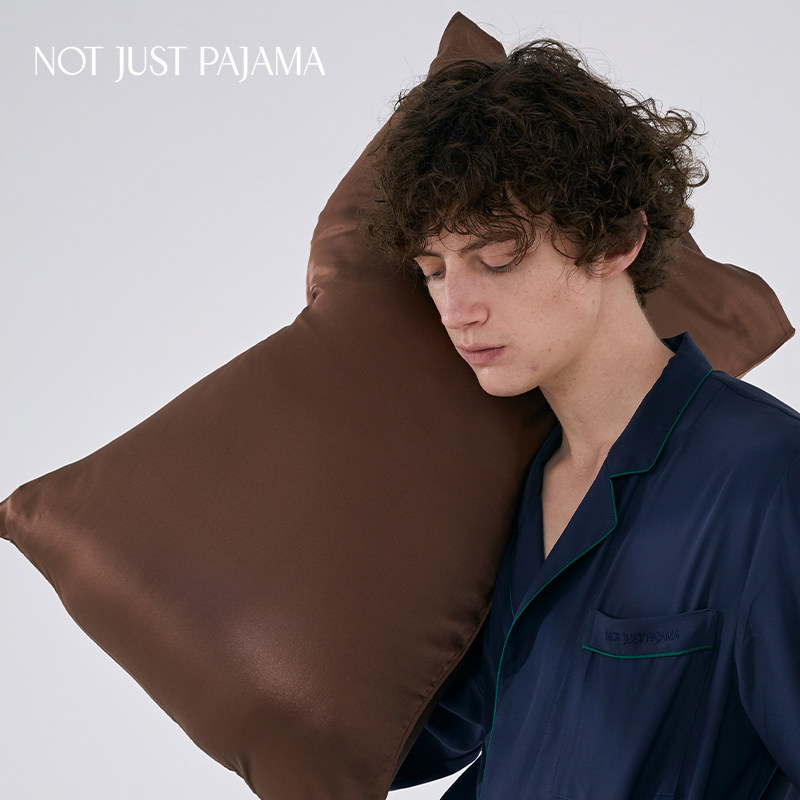 Not JUST Pajama true silk pillowcase beauty pillow towel 100% mulberry silk gift-giving can customize exclusive embroidery