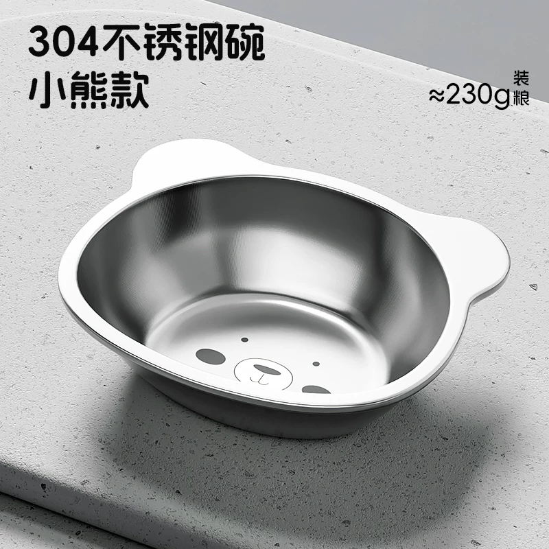 Кормушка для кошек и собак, миска из нержавеющей стали, миска для воды, поилка, поддон для питьевой воды, миска для кошек
