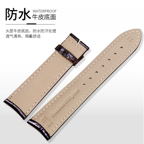 Оригинальный ремешок для часов, часы, из натуральной кожи, крокодил