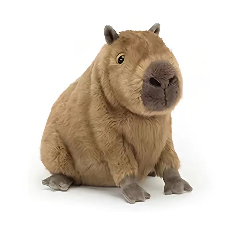 British Fun Capybara Plush Toy for Boys and Girls, Cute Children's Pendant