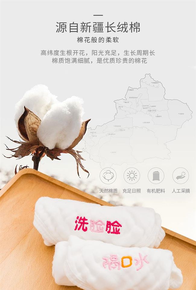 Mùa xuân hè em bé giặt khăn bông gạc em bé cung cấp bông nhỏ vuông vuông trẻ sơ sinh siêu mềm - Cup / Table ware / mài / Phụ kiện yếm cho bé