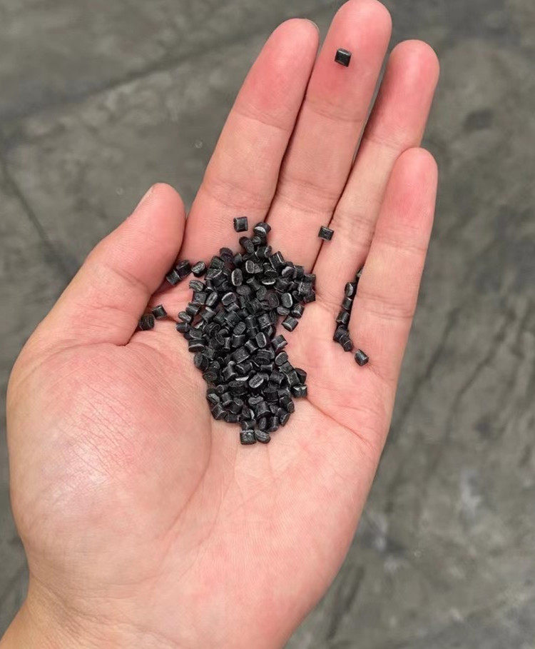 Returned black high filling high modulus pp polypropylene Impact 5 index 10 gray 15 bending modulus 1500