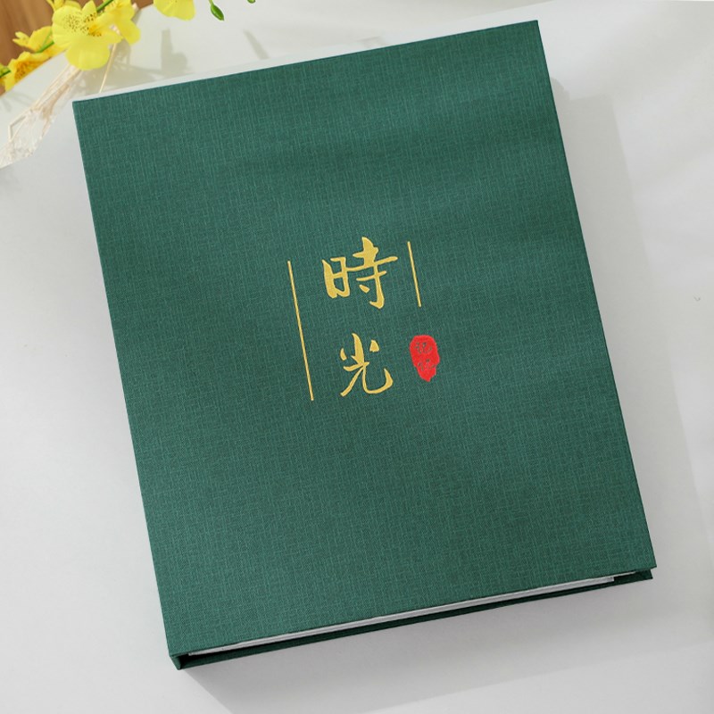 Album photo album home edition storage book memoirs commemorative book 6 7 seven-inch photo book retro style simple home