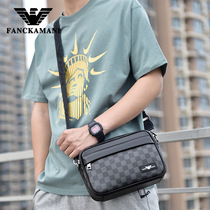 ERG Amani Single Shoulder Bag Men Leisure Small Backpack Light Extravagant Bag 2022 Summer new Eurostock Skew Satchel