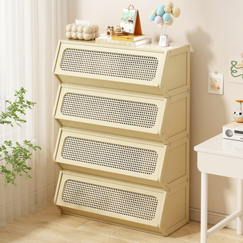 Dust-Proof Bookcase, Simple Bay Window Storage Cabinet, Floor-Standing Bedroom High-Appearance Breathable Storage Solution, 2024 New Popular Model