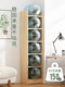 Solid Wood Bookshelf Integrated Floor-Standing Storage Rack Economical Storage Rack Home Simple Student Bookcase Standing Cabinet