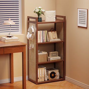 Floor-Standing Bookshelf Multi-Layer Storage Rack Home Student Dormitory Desktop Organizer Simple Bookcase Display Cabinet