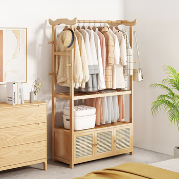 Coat Rack, Household Floor-Standing Bedroom Clothes Rack, Indoor Simple Clothes Drying Rack, Room Storage Rack, Clothes Rack