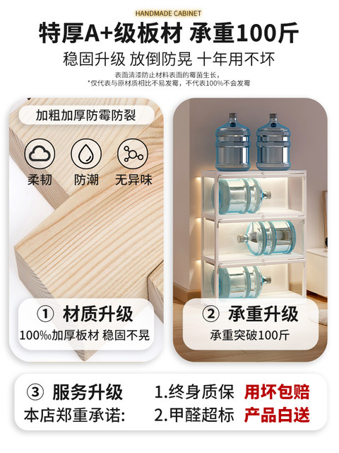 Children's Home Display Cabinet, Bookcase Model, Integrated Storage, Floor-Standing, Wall-Mounted Home Bookshelf, High Transparency, Dust-Proof