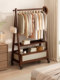 Floor-Standing Coat Rack for Entryway and Bedroom, Home Clothes Rack, Movable Storage for Clothing Store, Simple Storage Solution