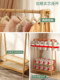 Simple Solid Wood Coat Rack Bedside Hanger Storage Rack Multifunctional Clothes Hanger Storage Organizer Small Clothes Rack