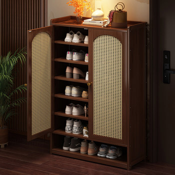 Shoe Rack for Home Use, Small and Narrow, for Entryway, 2026 New Popular Model, with Door, Large Capacity, for Hallway and Corridor Use, Storage Shoe Rack