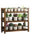 Solid Wood Flower Stand, Anti-Corrosion, Indoor Multi-Layer Balcony Living Room Storage, Potted Plants, Green Radish, Succulents, Wrought Iron, Floor-Standing, Simple