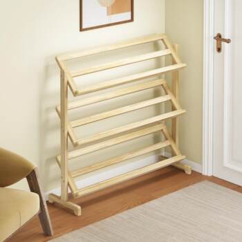 Children's Simple Shoe Rack for Home Entrance, Multi-Layer, Small and Narrow, Creative Shoe Cabinet, Minimalist Cream-Style Storage Rack